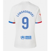 Dres Barcelona Robert Lewandowski #9 Gostujuci 2023-24 Kratak Rukav